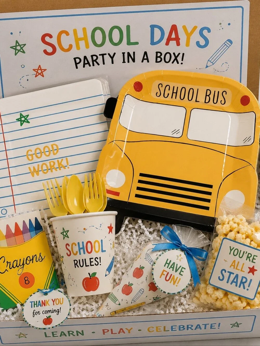 School Days Party In A Box! www.sapphierbrandscollection.com